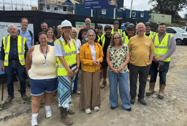Client visit to Bicclescombe Nursery affordable homes in Ilfracombe