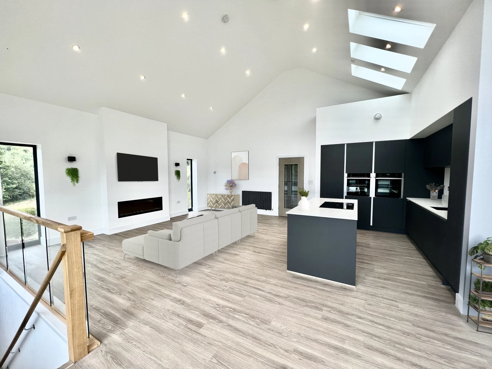 Living space at Spurway Gardens