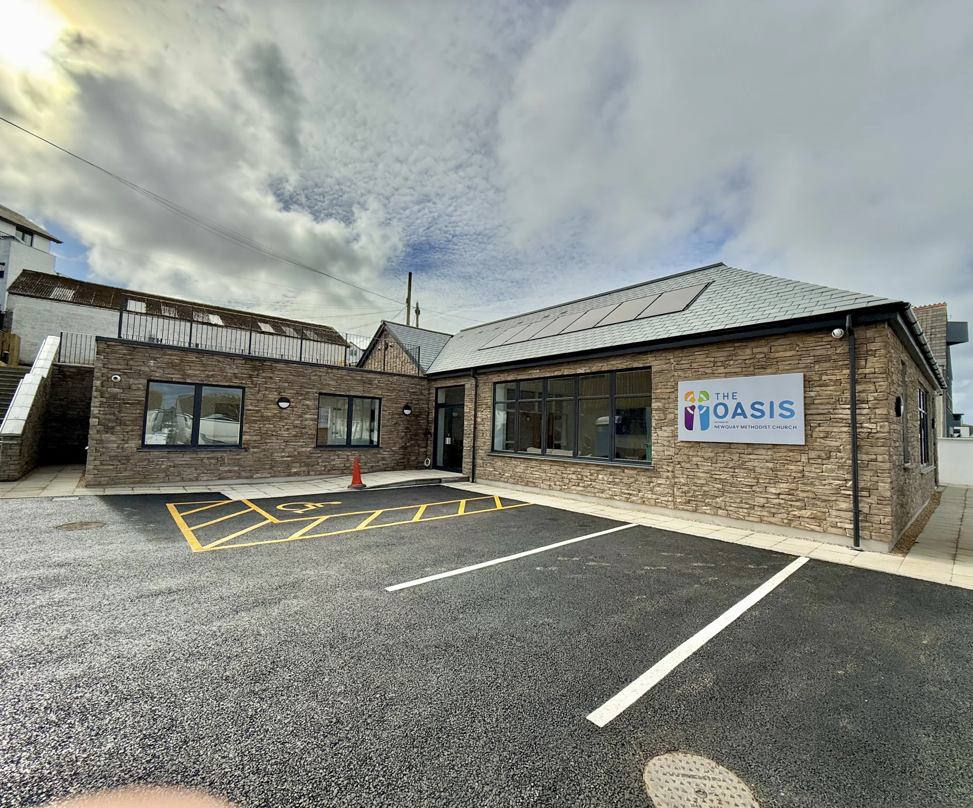 Completed Newquay Methodist Church and community building