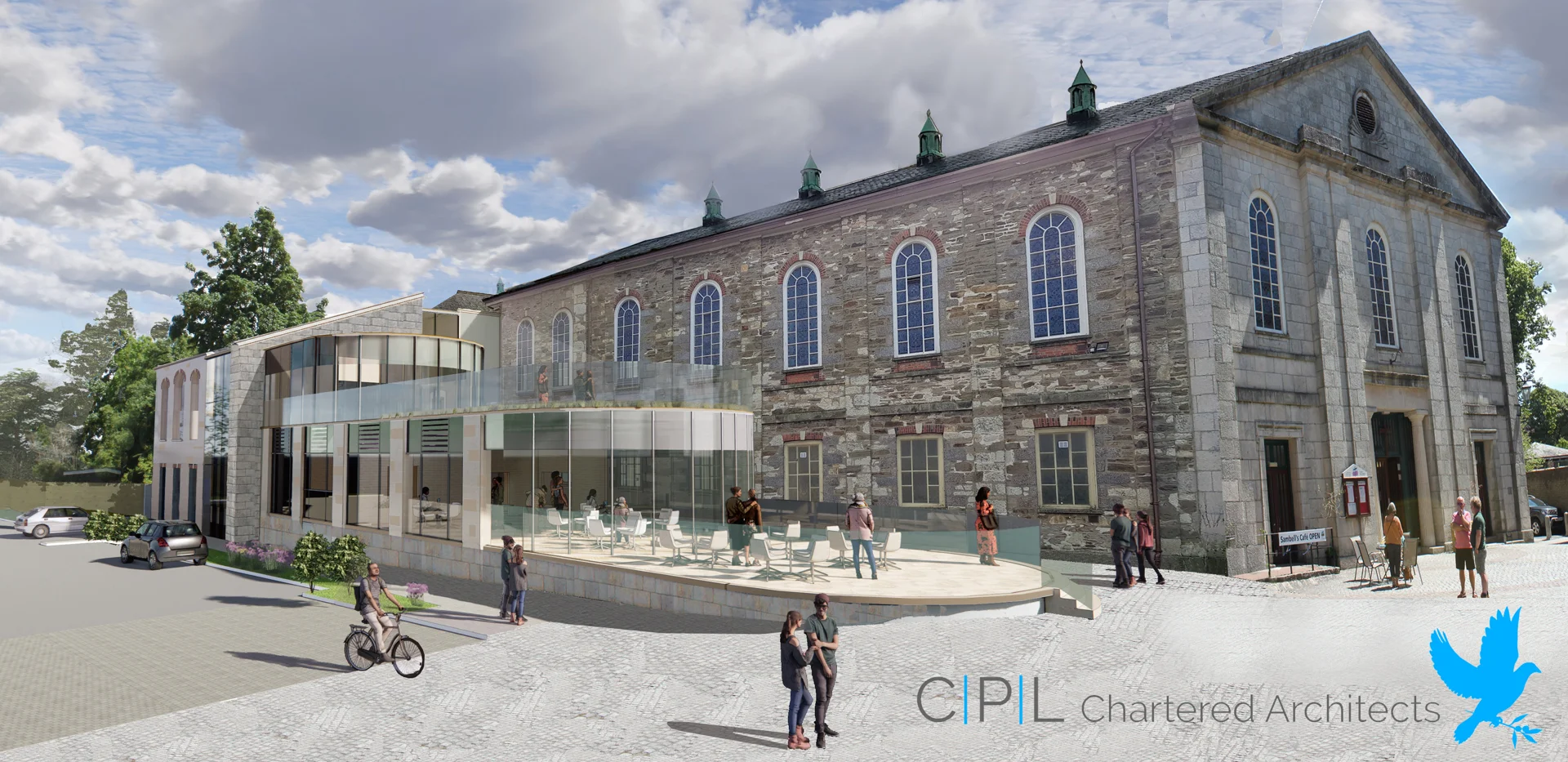 Design visualisation of the Truro Methodist Church extension
